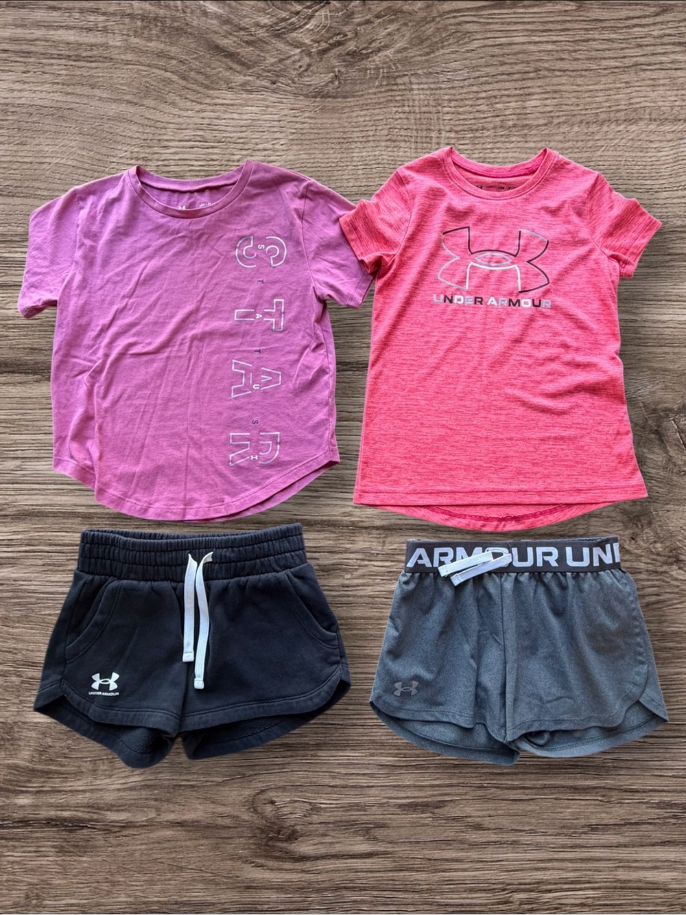 Girls Under Armour Lot of 2 Matching Sets Size Small